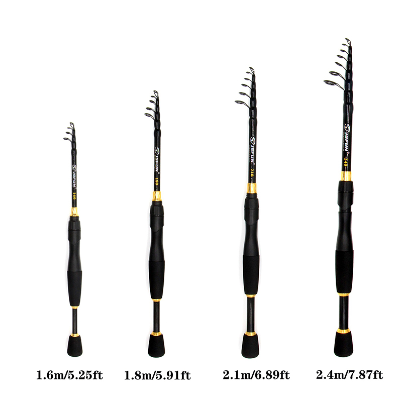 JSFUN Telescopic Fishing Rod   - Fishing Rod Carbon Fiber ulasan dan harga