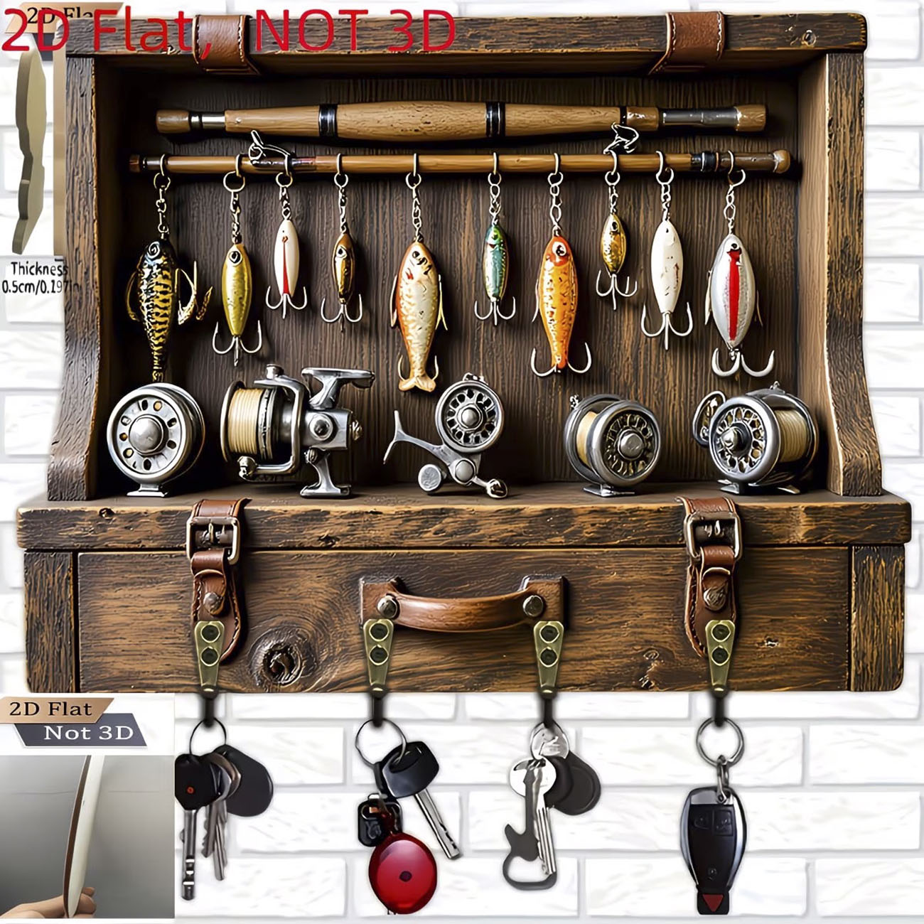 Vintage Fishing Lure Key Hange - Fishing Rod Combo ulasan dan harga