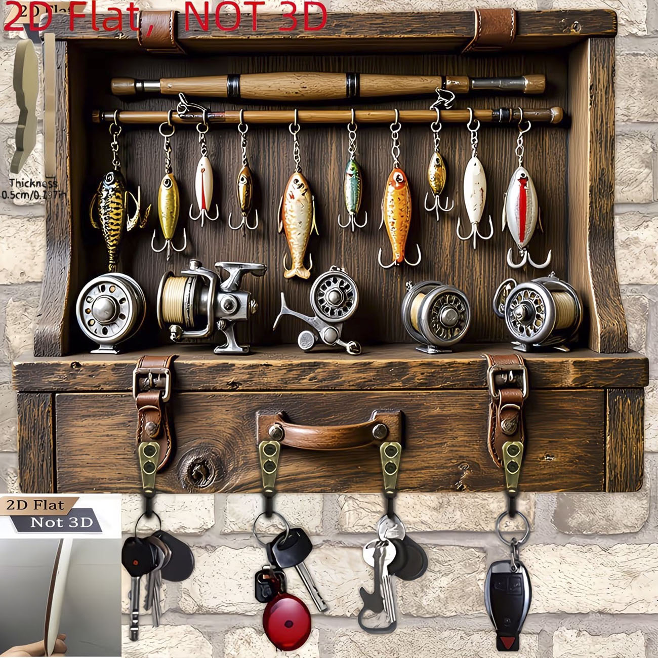 Vintage Fishing Lure Key Hange - Fishing Rod Combo ulasan dan harga